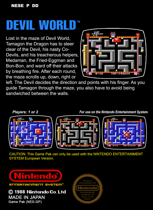 Devil World — box-2D-back (EU)