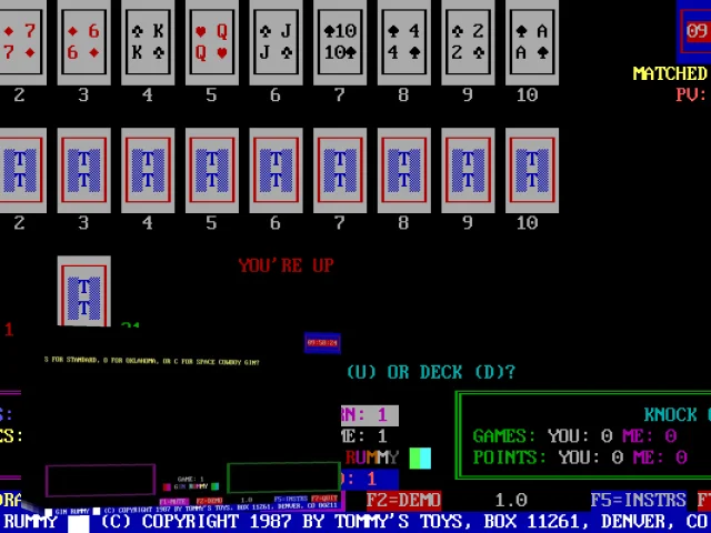 Tommy's Gin Rummy — mixrbv2 (WOR)