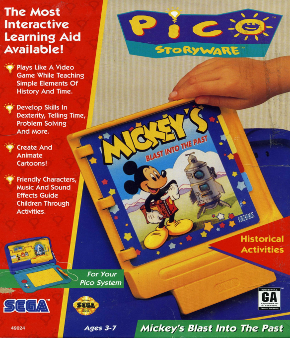 Mickey's Blast into the Past box art