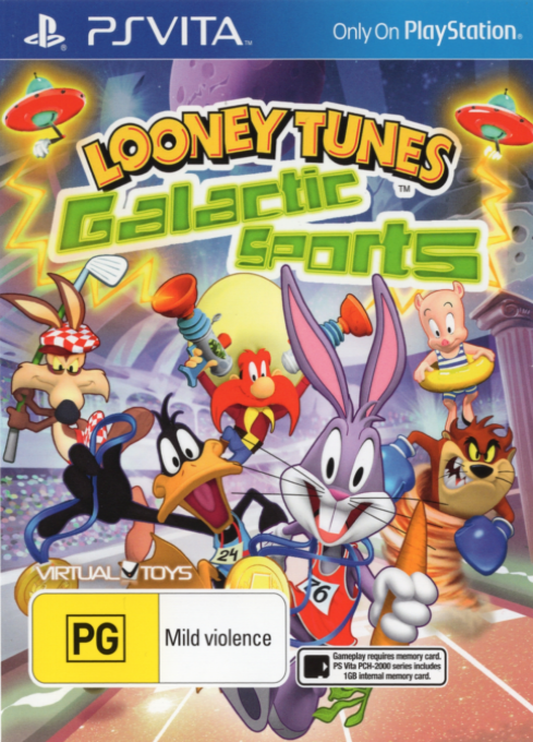 Looney Tunes - Galactic Sports — box-2D (AU)