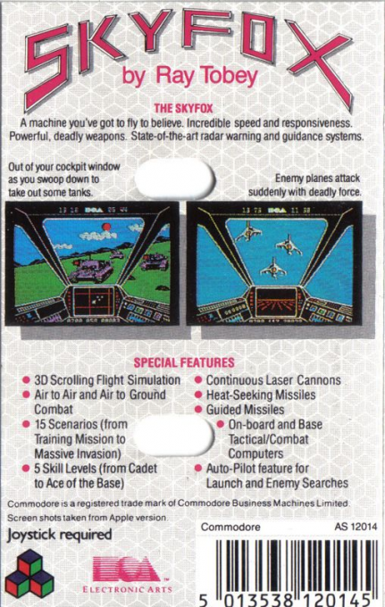 Skyfox — box-2D-back (EU)