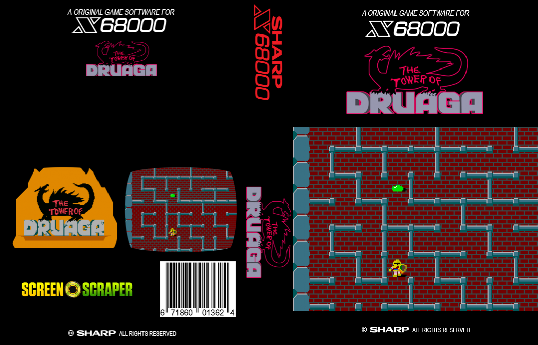 Tower Of Druaga, The — box-texture (SS)