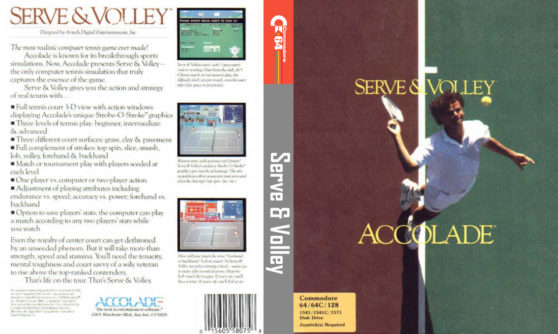 Serve And Volley — box-texture (US)