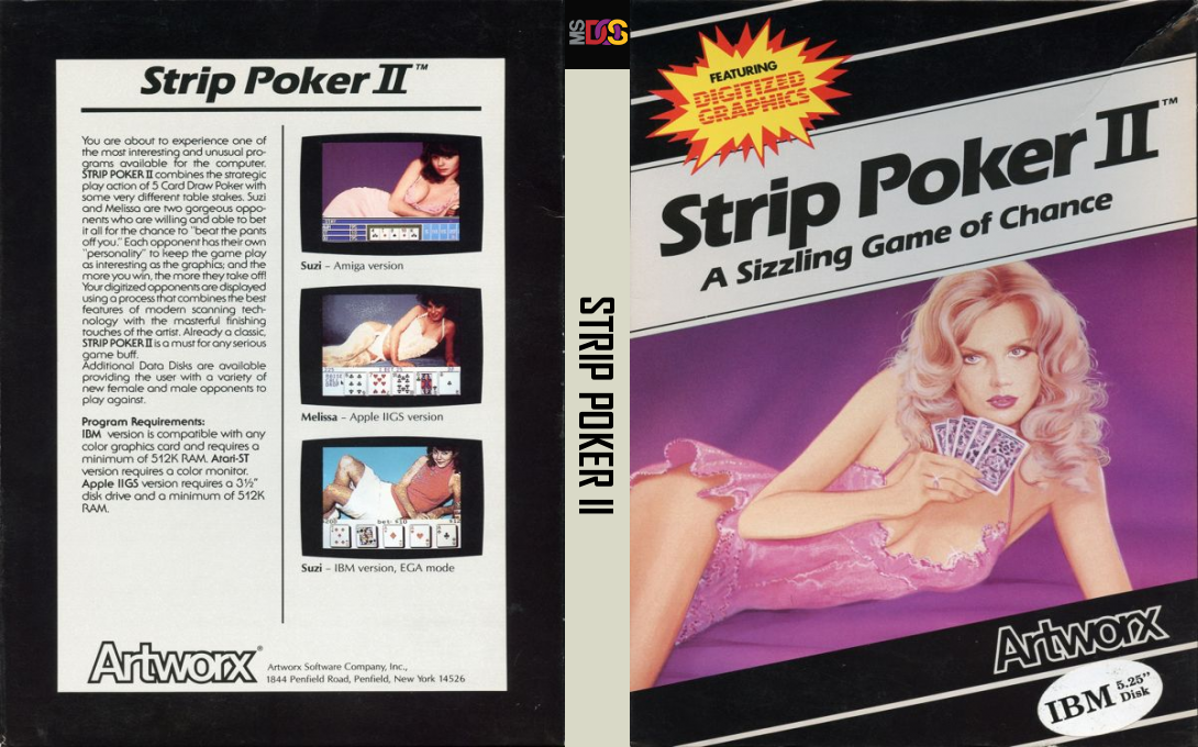 Strip Poker 2 — box-texture (US)