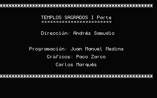 Templos Sagrados, Los — ss (SP)