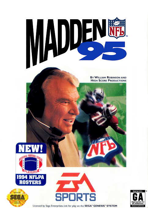 Madden Nfl 95 box art