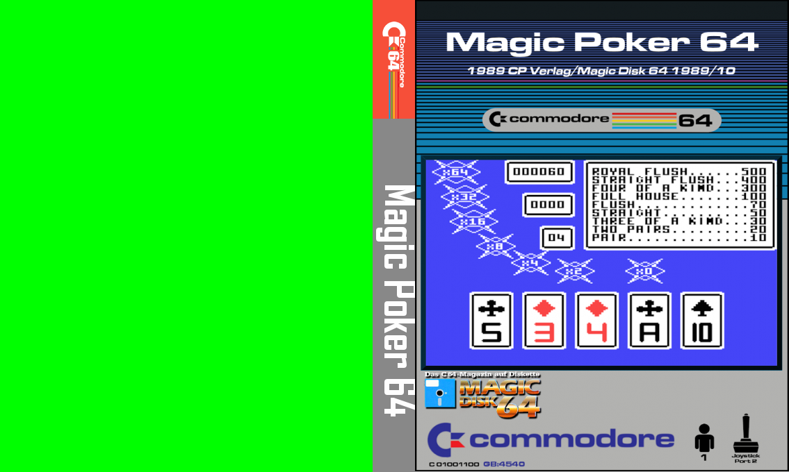 Magic Poker 64 — box-texture (CUS)