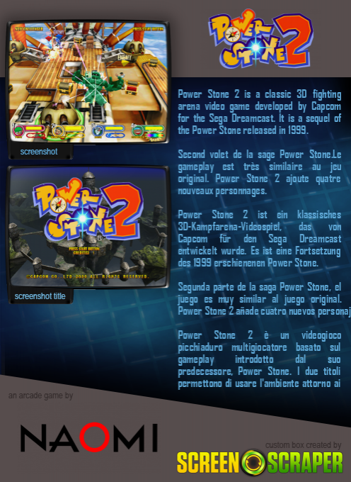 Power Stone 2 — box-2D-back (SS)
