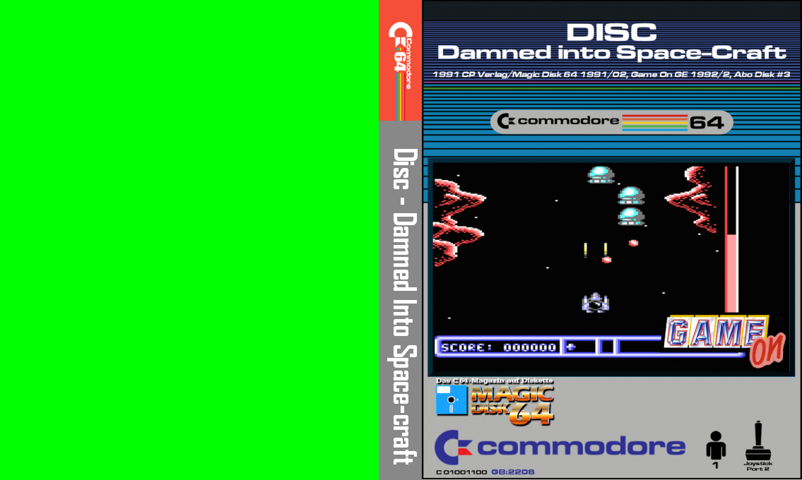 DISC : Damned into Space-Craft — box-texture (CUS)