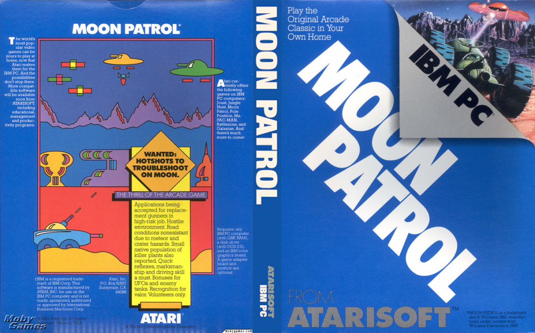 Moon Patrol — box-texture (US)