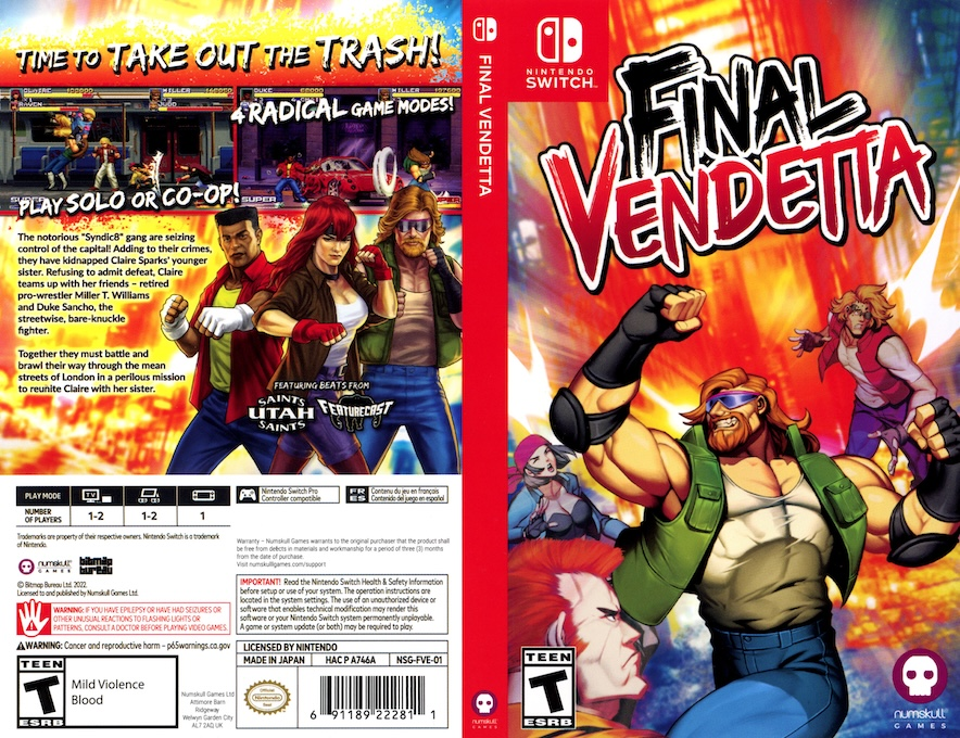 Final Vendetta — box-texture (US)