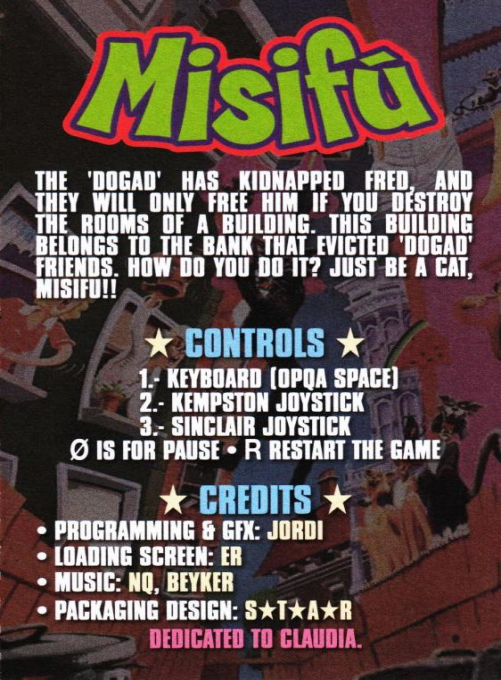Misifu La Gatita — box-2D-back (EU)