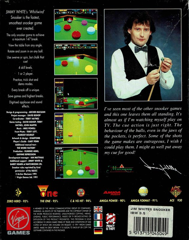 Jimmy White's Whirlwind Snooker — box-2D-back (EU)