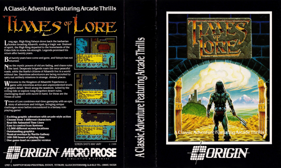 Times Of Lore — box-texture (EU)
