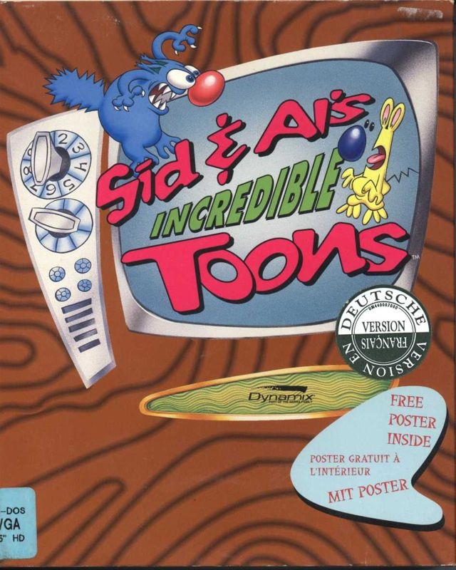 Sid And Al's Incredible Toons — box-2D (EU)