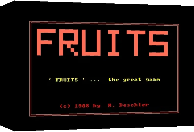 Fruits — box-3D (WOR)
