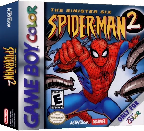Spider-Man 2 - The Sinister Six — box-3D (US)
