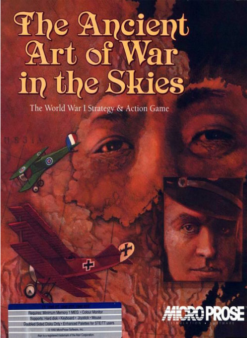 Ancient Art Of War In The Skies, The box art