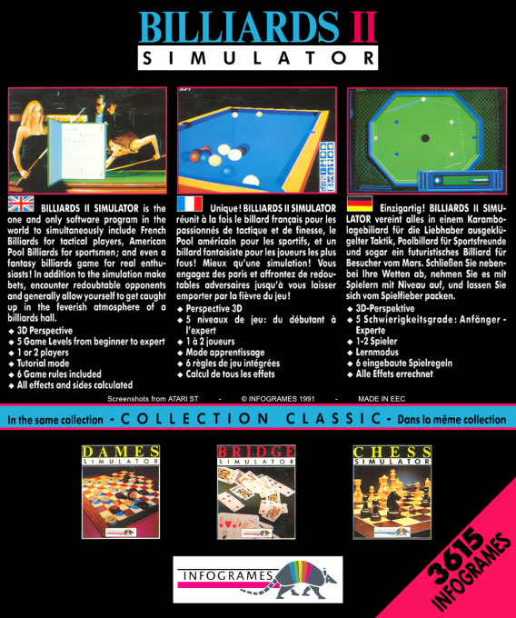 Billiards Simulator 2 — box-2D-back (EU)