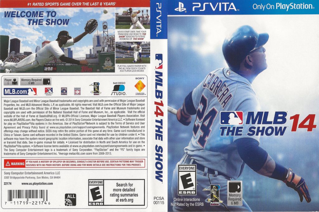 MLB 14 - The Show — box-texture (US)