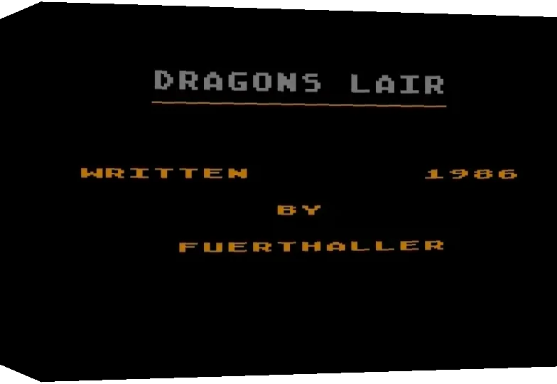 Dragon's Lair — box-3D (WOR)