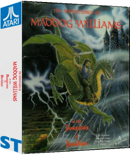 Adventures of Maddog Williams in the Dungeons of Duridian, The — box-3D (US)