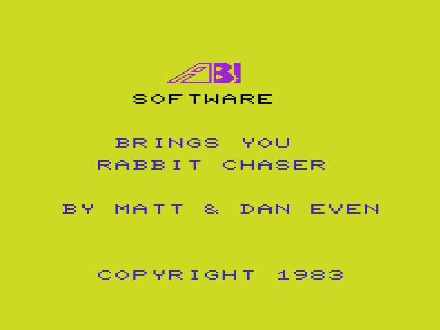 Rabbit Chase — sstitle (WOR)