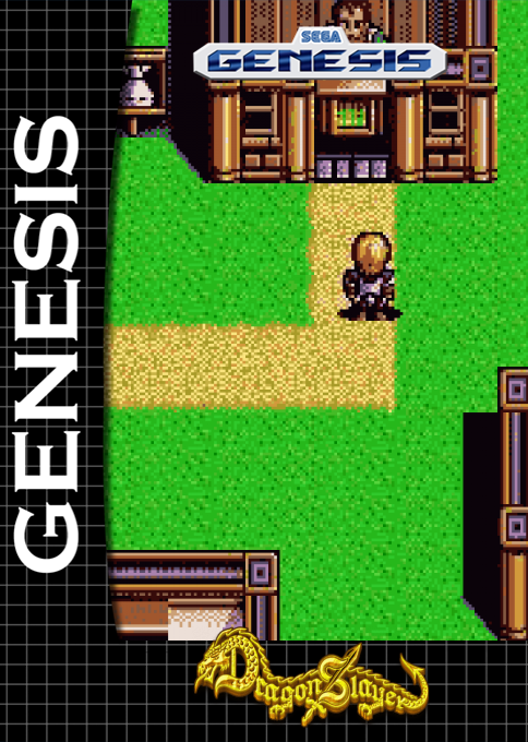 Dragon Slayer - Eiyuu Densetsu — box-2D (SS)