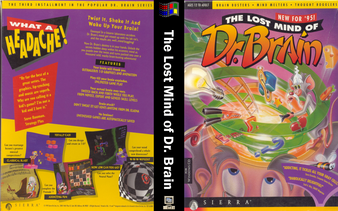 The Lost Mind of Dr. Brain — box-texture (WOR)