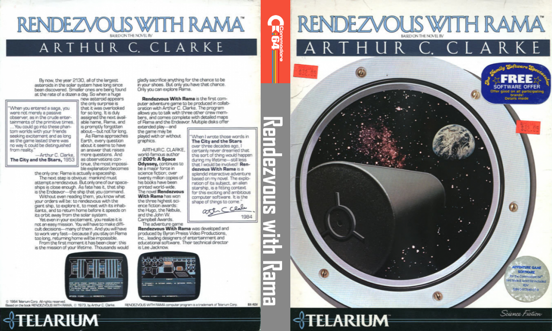 Rendezvous With Rama — box-texture (US)