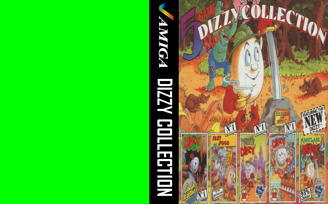 Dizzy Collection - 5 Game Pack — box-texture (UK)