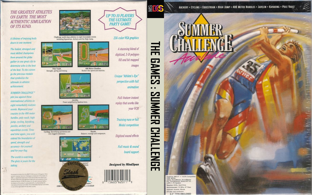 Games, The - Summer Challenge — box-texture (US)