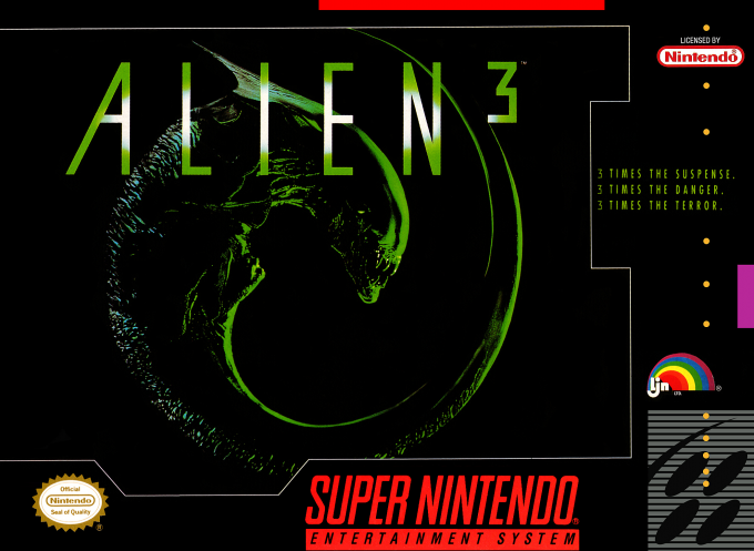 Alien 3 box art