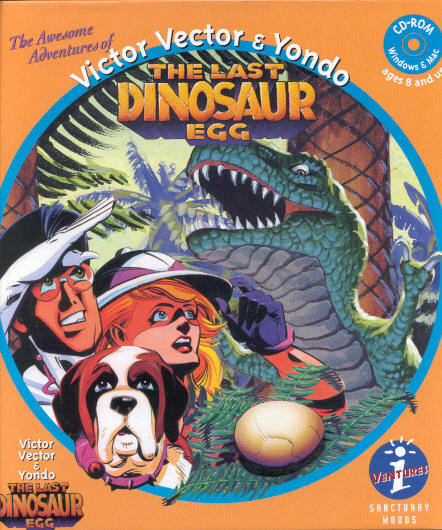 The Awesome Adventures of Victor Vector & Yondo: The Last Dinosaur Egg box art