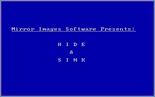 Hide & Sink box art