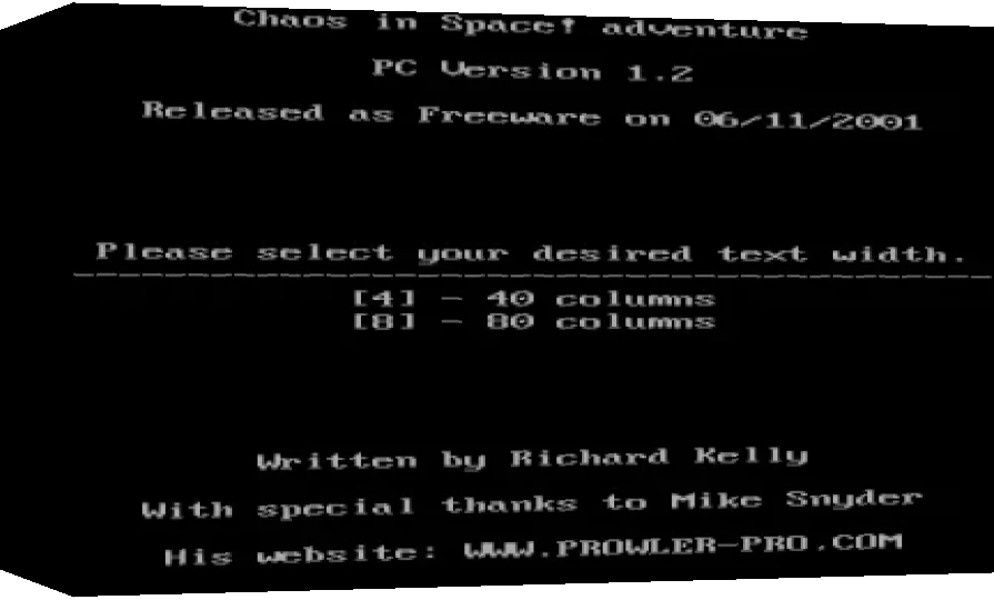 Chaos in Space! — box-3D (WOR)