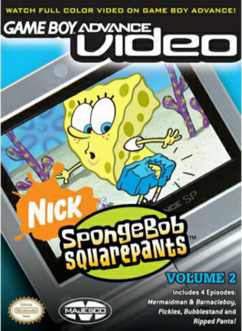 Game Boy Advance Video - Spongebob Squarepants - Volume 2 box art
