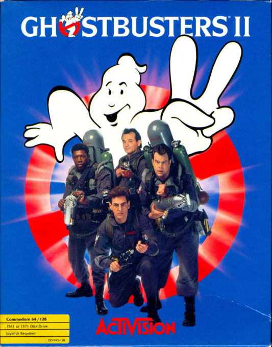Ghostbusters 2 box art