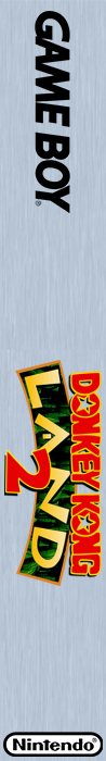 Donkey Kong Land 2 — box-2D-side (DE)