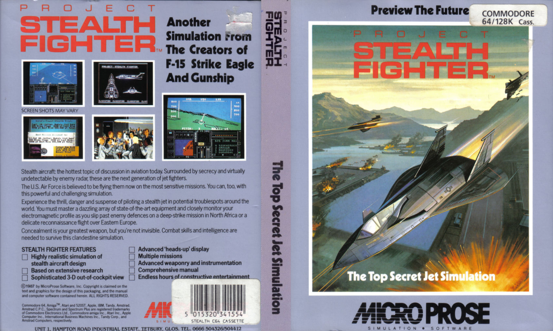 Project Stealth Fighter — box-texture (EU)