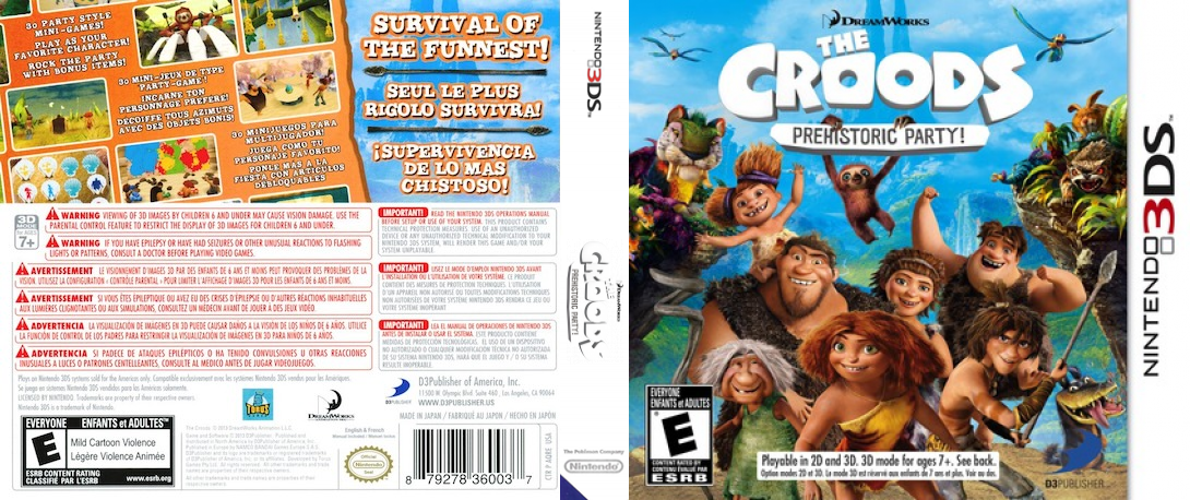 The Croods: Prehistoric Party! — box-texture (US)