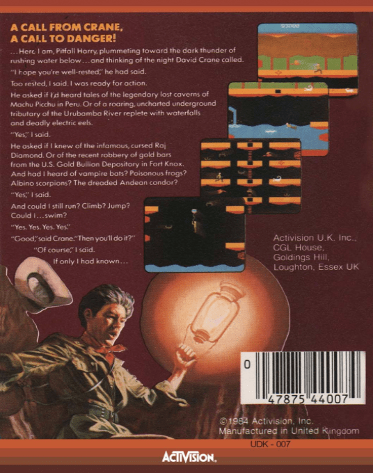 Pitfall 2 - Lost Caverns — box-2D-back (EU)