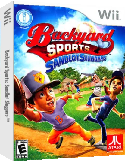 Backyard Sports - Sandlot Sluggers — box-3D (US)