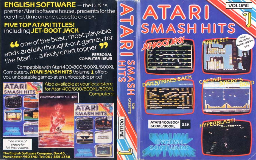 Atari Smash Hits - Volume 1 — box-texture (EU)