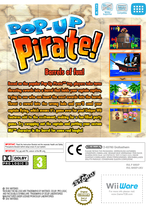Pop-up Pirate ! — box-2D-back (EU)
