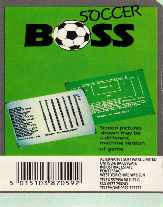 Soccer Boss — box-2D-back (EU)
