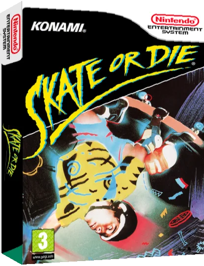 Skate Or Die — box-3D (EU)