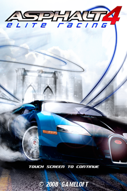 Asphalt 4 - Elite Racing — sstitle (WOR)