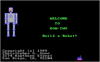 How-Two Build a Robot! box art