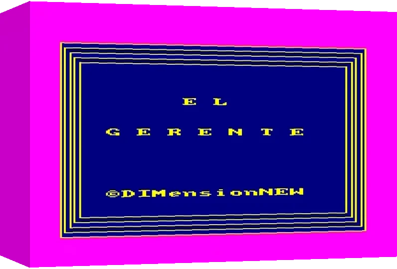 Gerente, El — box-3D (WOR)